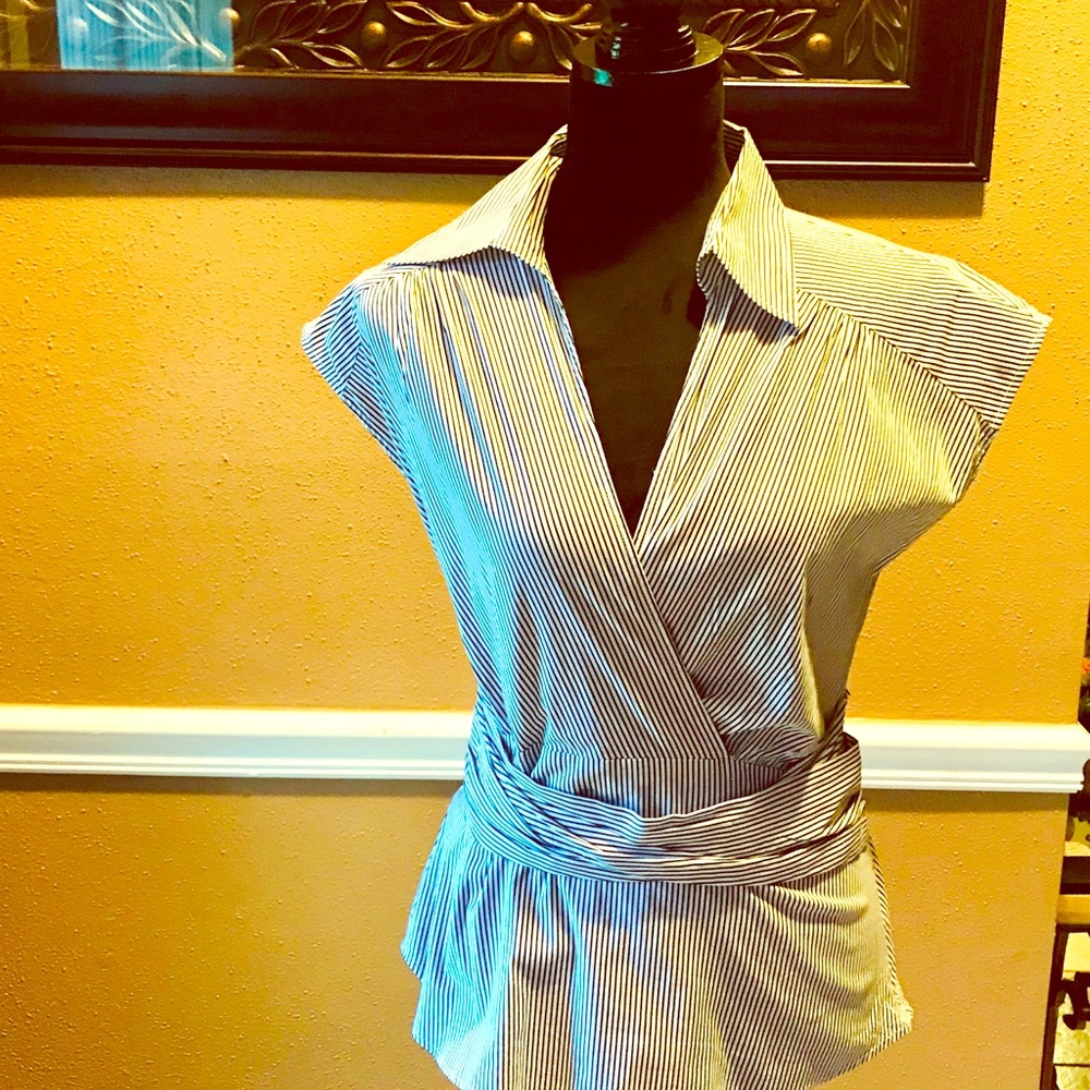 New York & Co. wrap blouse.
